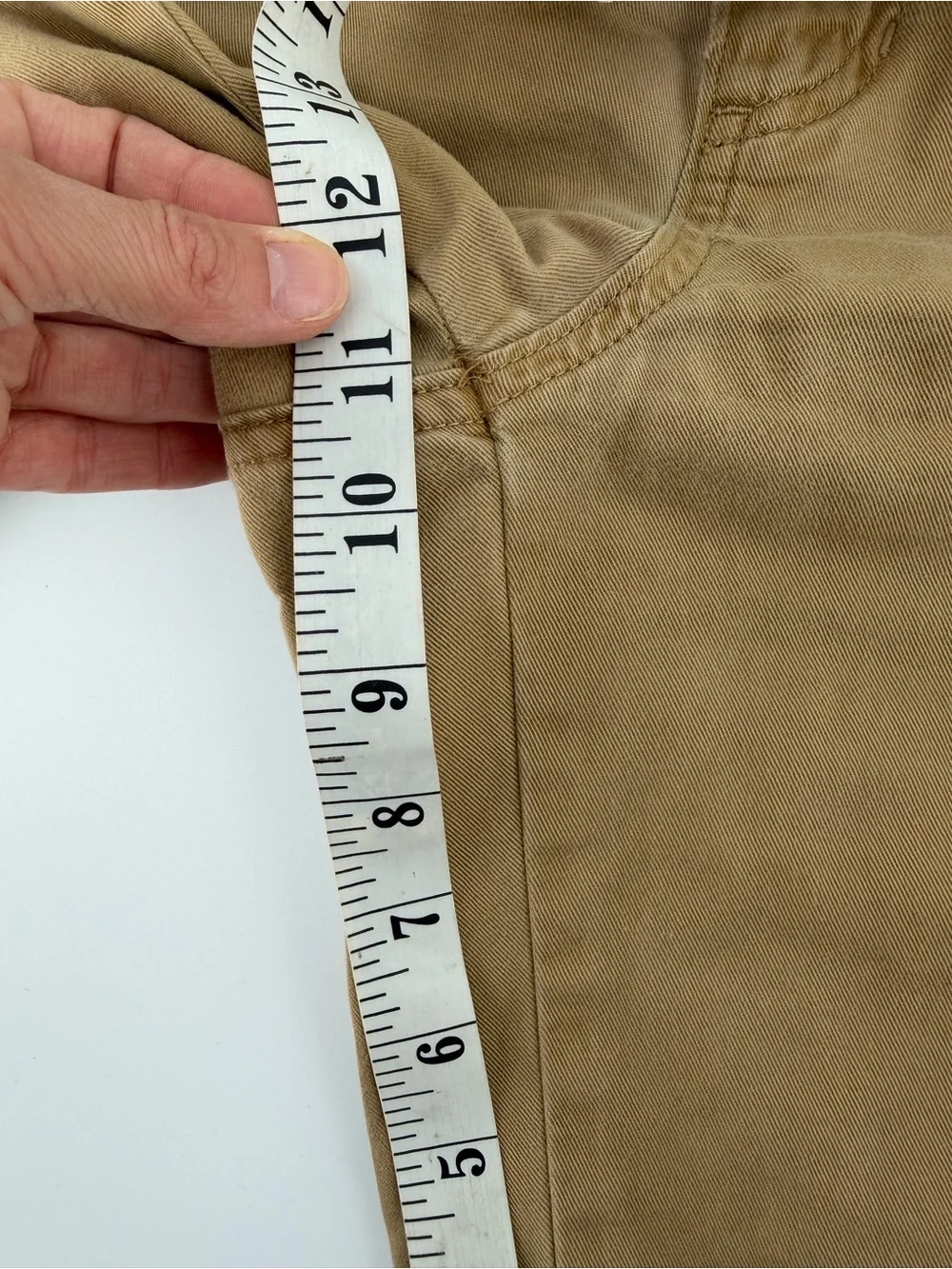 The North Face Men's Khaki Chino Shorts Size 34 Long Hiking Casual Tan
